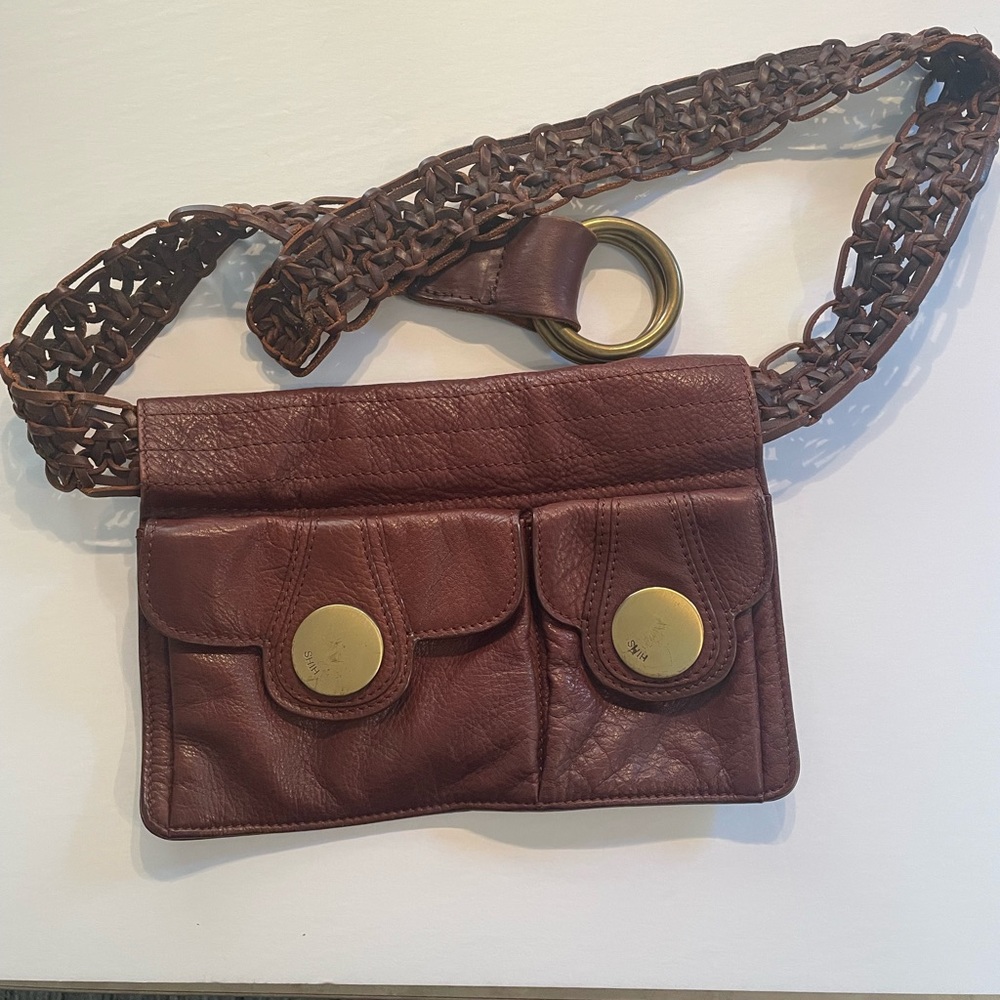 Belt purse Boho leather